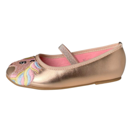 Eenhoorn Unicorn schoenen ballerina rosé goud