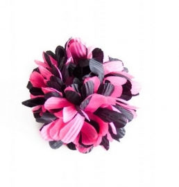 Spaanse haarbloem roze zwart
