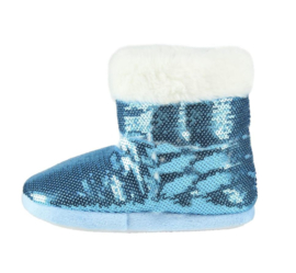 Disney Frozen 2 Elsa sloffen boots bont blauw