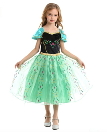 Anna Prinsessen jurk + GRATIS ketting