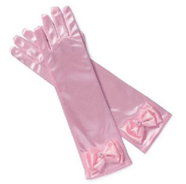 Handschoenen prinsessen licht roze voor kinderen