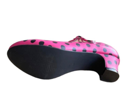 Spaanse schoenen roze zwart