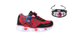 Ladybug Sneakers met lichtjes + armband