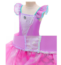 Zeemeermin prinsessenkleedje  roze + GRATIS haarband