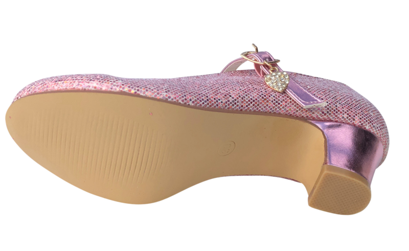 Spaanse schoenen Glamour glitterhartje Schoenen Glamour | Spaansejurk Nederland