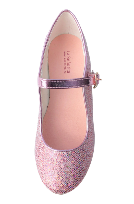 Spaanse schoenen Glamour glitterhartje Schoenen Glamour | Spaansejurk Nederland
