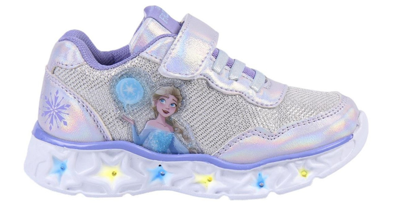 Tegenwerken diameter Nationaal Disney Frozen 2 sneakers Elsa zilver met lichtjes + GRATIS armband |  Prinsessen sneakers | Prinsessenjurken.com