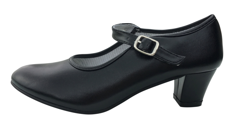 Heerlijk twaalf Kwade trouw Spaanse schoenen zwart | SPAANSE SCHOENEN | Spaansejurk Nederland