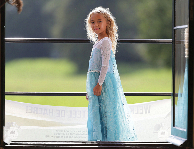 Lastig haar Reproduceren Elsa jurk blauw Glamour met ster + GRATIS kroon | FROZEN JURKEN |  Spaansejurk Nederland