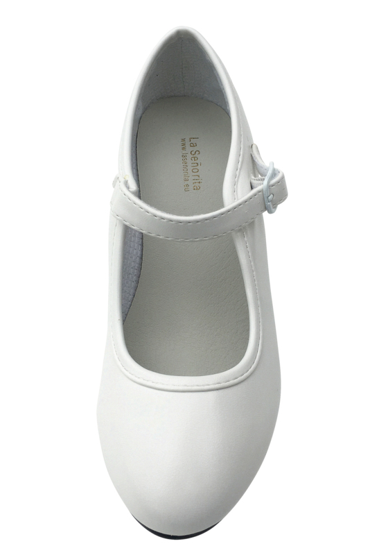 white flamenco shoes