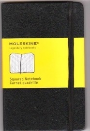 Moleskine Notitieboek Geruit Squared zwart 9x14 (Pocket) [115]