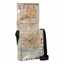 BlueQ Messenger AIRMAIL schoudertas met flap