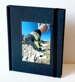 Goldbuch Tourboek Linnen reisdagboek met sluitelastiek donkerblauw