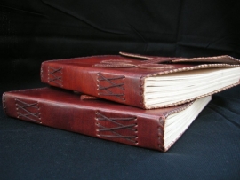 Paul-Francis lederen Schetsboek, Dagboek of Gastenboek VERONA  23x23 cm