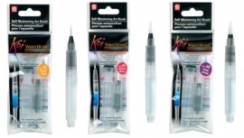 Koi Water Brush Penselen Set Small + Medium + Large