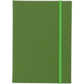 Goldbuch Linum gebonden gelinieerd Notitieboek 15,3 x 21,5cm Licht-Groen linnen