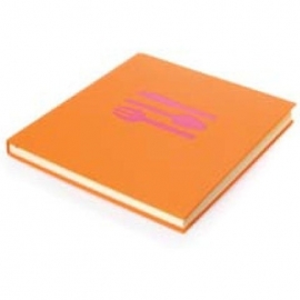 Bindewerk Pure Colour Kook- en Receptenboek oranje