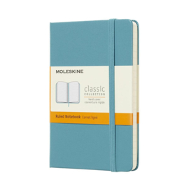 Moleskine Notitieboek Gelinieerd Ruled Reef Blue 9x14cm (Pocket)
