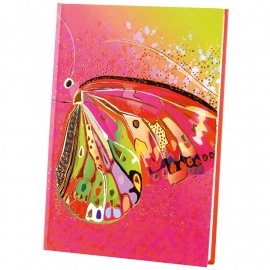 Turnowsky Flower pink Butterfly  Notitieboek Blanco A5