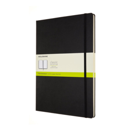 Moleskine Classic A4 Hardcover Blanco Zwart Notitieboek (21× 29.7 cm)