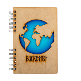 Komoni Notitieboek Blanco Bucketlist - A6