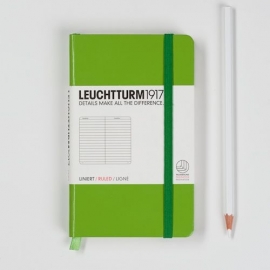 Leuchtturm1917 Colour notitieboek Gelinieerd 9 x 15 cm (Pocket) lentegroen