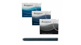 Waterman Standaard lange Inktpatronen Serenity Blue