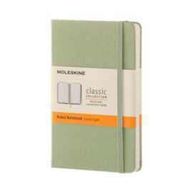 Moleskine Notitieboek Gelinieerd Ruled Willow Green 9x14cm (Pocket)