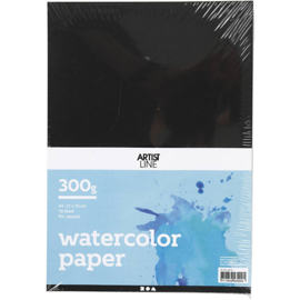 Aquarelpapier zwart