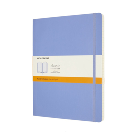 Moleskine Classic XL Softcover Gelinieerd Hortensia Blauw Notitieboek (19 × 25 cm)