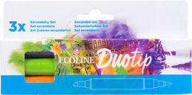 Ecoline Duotip Markerset – Secundair (3 stuks)