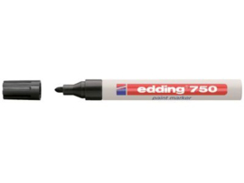 Viltstift Edding 750 Lakmarker Rond 2-4mm Zwart