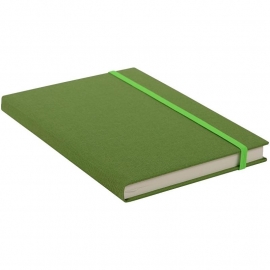 Goldbuch Linum gebonden gelinieerd Notitieboek 15,3 x 21,5cm Licht-Groen linnen