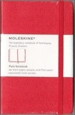 Moleskine notitieboek blanco ROOD 9x14cm (pocket)