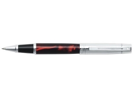 SHEAFFER 300 Gift Collection Rollerball Chroom - Rood