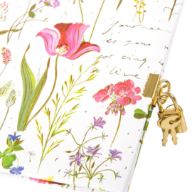 Turnowsky Wildflowers dagboek met slot