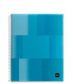 Miquelrius MR Notebook4 Gelinieerd A5 Lumine Blue