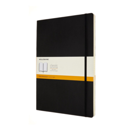 Moleskine Classic A4 Softcover Gelinieerd Zwart Notitieboek (21× 29.7 cm)