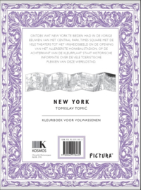 Kleurboek voor volwassenen - New York - Tomislav Tomic