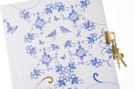 Turnowsky Blue Birds dagboek met slot