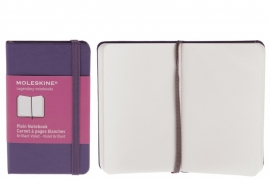 Moleskine notitieboek blanco violet PAARS 9x14cm (pocket)