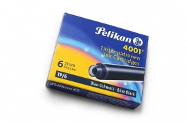 Pelikan TP6 standaard inktpatronen voor vulpen Blauw-zwart