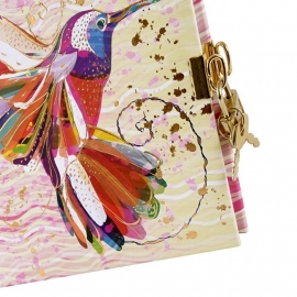Turnowsky Flower Kolibri  dagboek met slot
