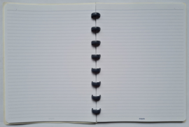 Brepols notitieboek A5 gelinieerd grijs