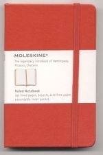 Moleskine Notitieboek Gelinieerd ROOD 9x14cm (Pocket)