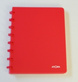 Trendy Atoma notitieboek A5 geruit rood