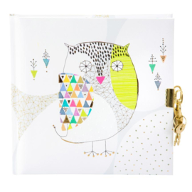 Turnowsky Mosaic Owl dagboek met slot