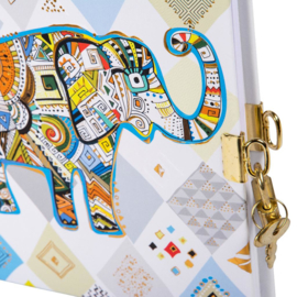 Turnowsky Ethno Elephan dagboek met slot