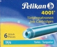 Pelikan TP6 standaard inktpatronen voor vulpen Turquoise