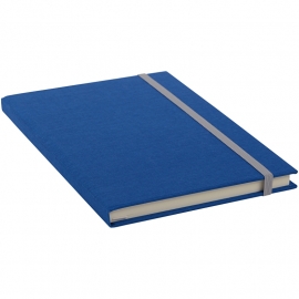 Goldbuch Linum gebonden gelinieerd Notitieboek 15,3 x 21,5cm Blauw linnen